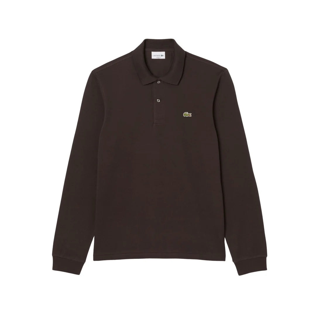 Men’s Classic Long-Sleeve Polo Shirt – Regular Fit Cotton Polo