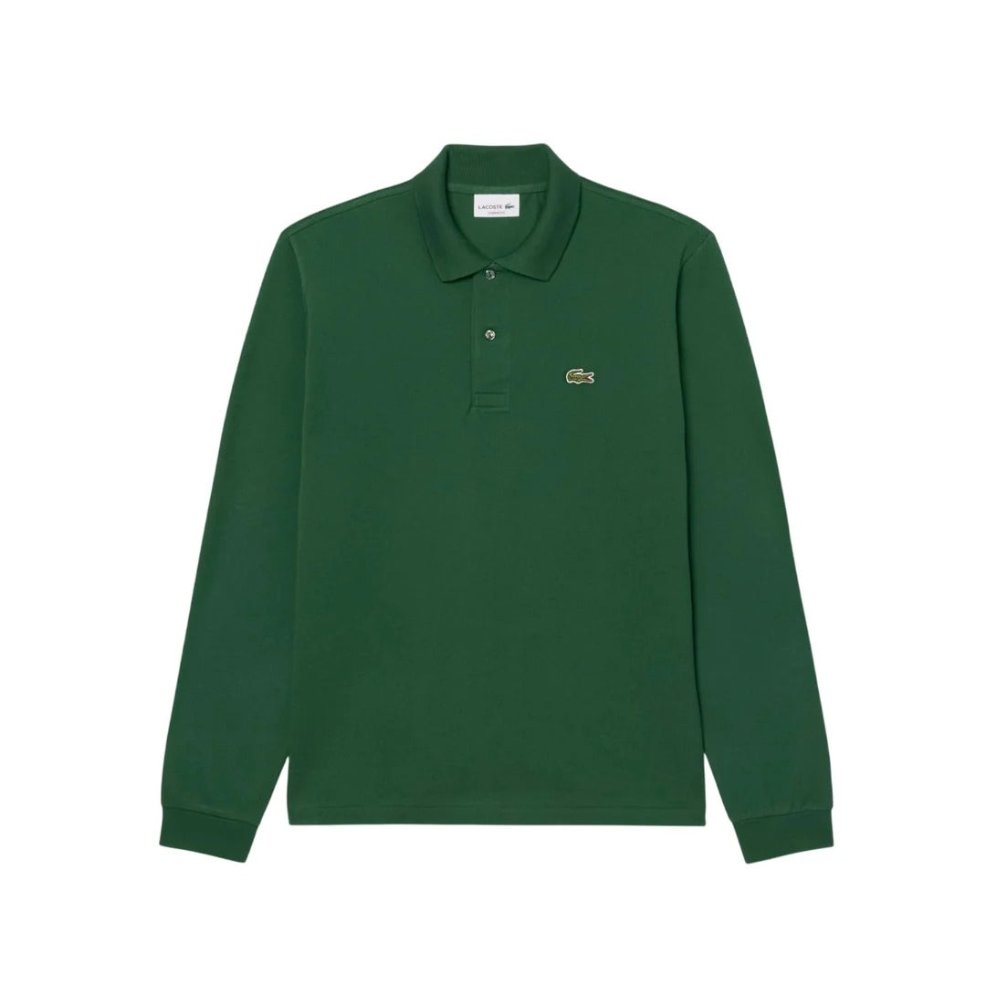 Men’s Classic Long-Sleeve Polo Shirt – Regular Fit Cotton Polo
