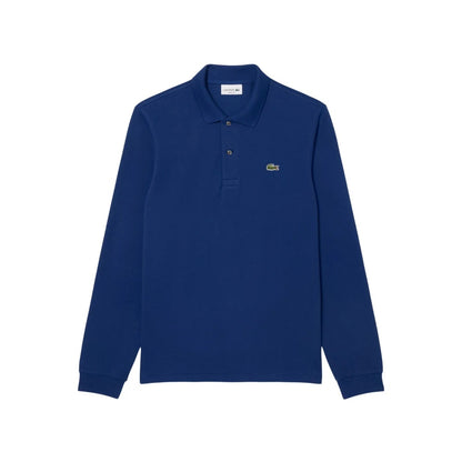 Men’s Classic Long-Sleeve Polo Shirt – Regular Fit Cotton Polo