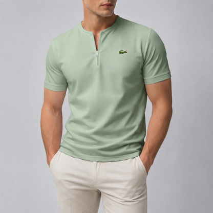 Skyline Zip Henley T-Shirt
