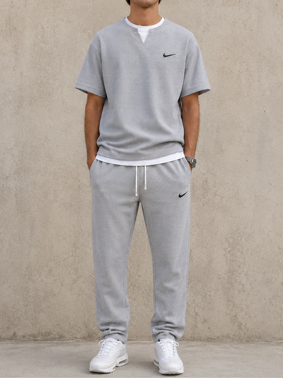 Premium Waffle-Knit Co-Ord Set | Final Clearance