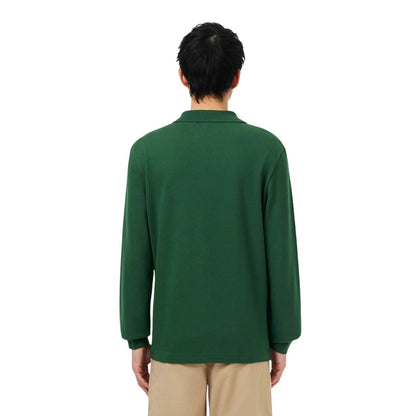 Men’s Classic Long-Sleeve Polo Shirt – Regular Fit Cotton Polo