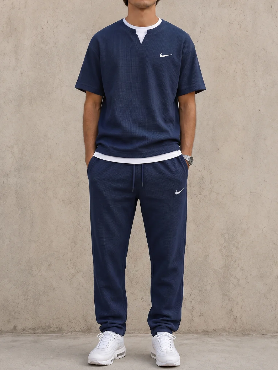 Premium Waffle-Knit Co-Ord Set | Final Clearance