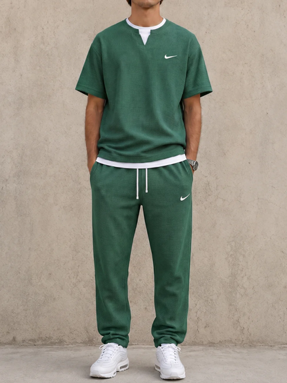 Premium Waffle-Knit Co-Ord Set | Final Clearance