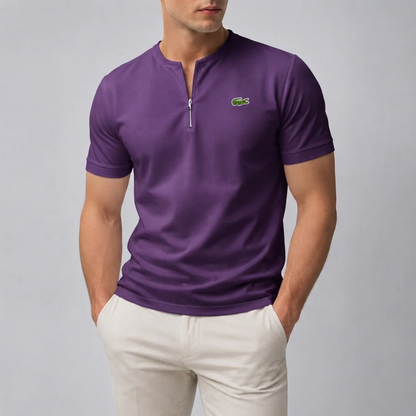 Skyline Zip Henley T-Shirt