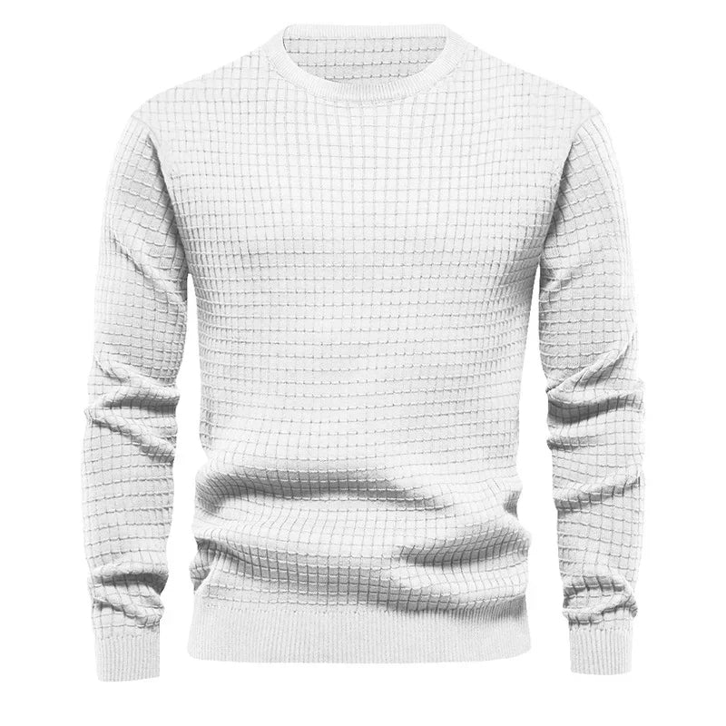 Men’s Solid Crewneck Sweatshirt – Plus Size – Spring & Outdoor