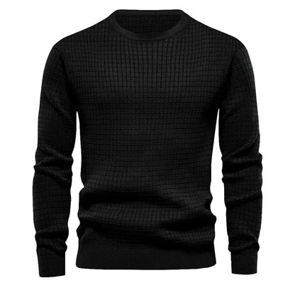Men’s Solid Crewneck Sweatshirt – Plus Size – Spring & Outdoor