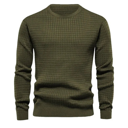 Men’s Solid Crewneck Sweatshirt – Plus Size – Spring & Outdoor