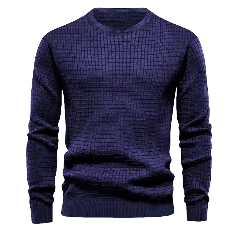 Men’s Solid Crewneck Sweatshirt – Plus Size – Spring & Outdoor