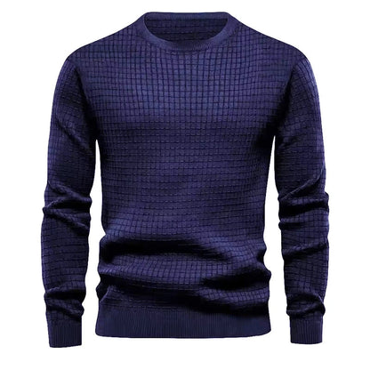 Men’s Solid Crewneck Sweatshirt – Plus Size – Spring & Outdoor
