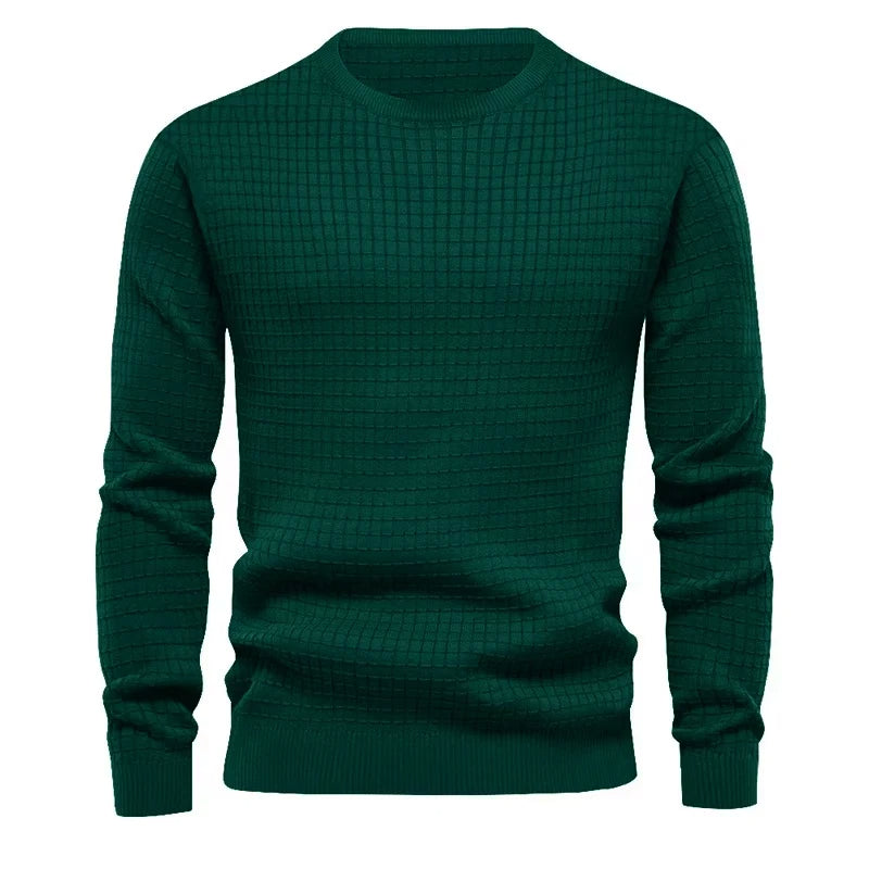 Men’s Solid Crewneck Sweatshirt – Plus Size – Spring & Outdoor