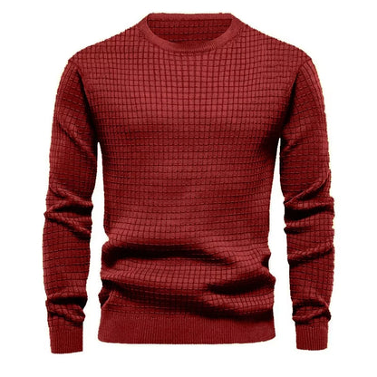 Men’s Solid Crewneck Sweatshirt – Plus Size – Spring & Outdoor