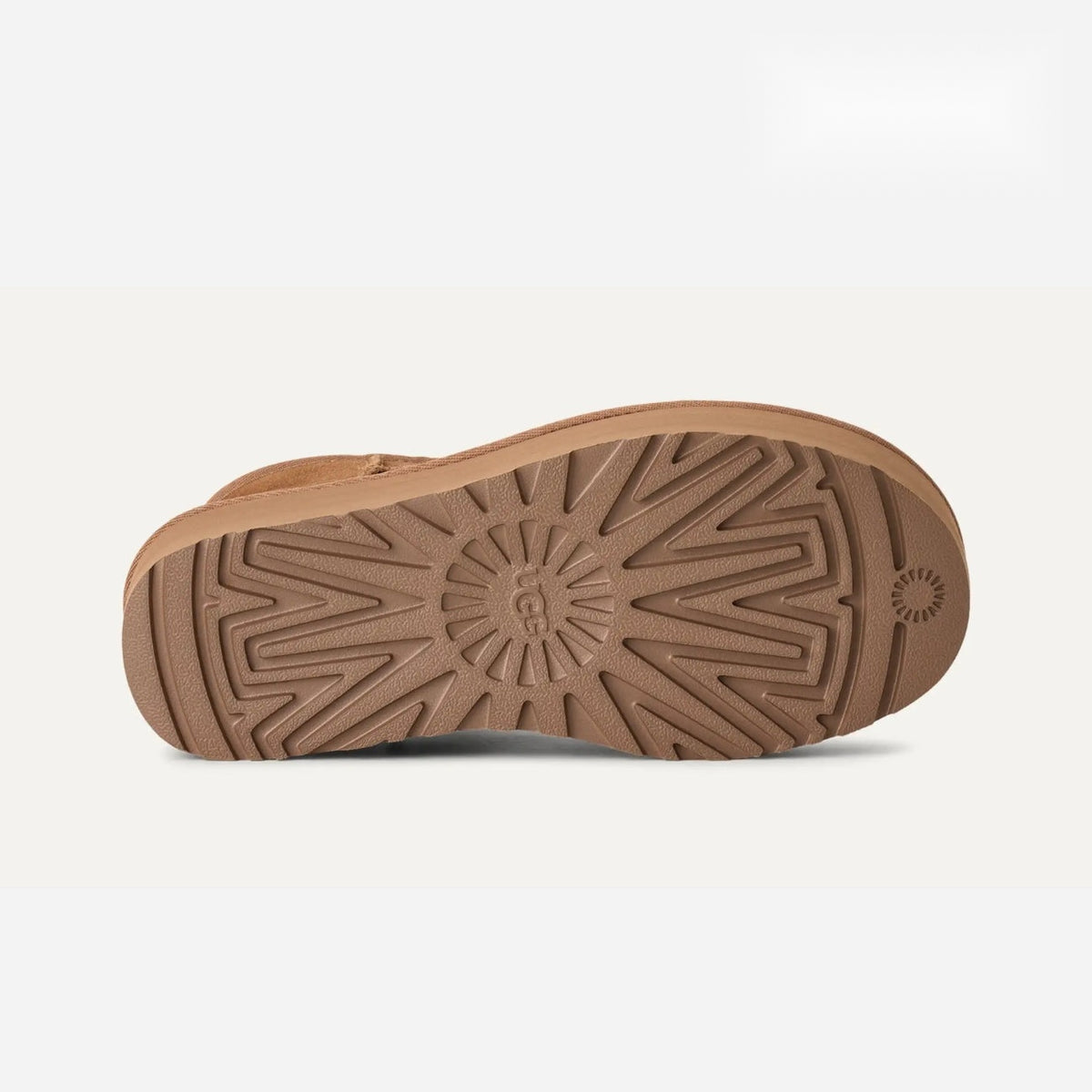 Women's fleece-lined platform mini boots – sole